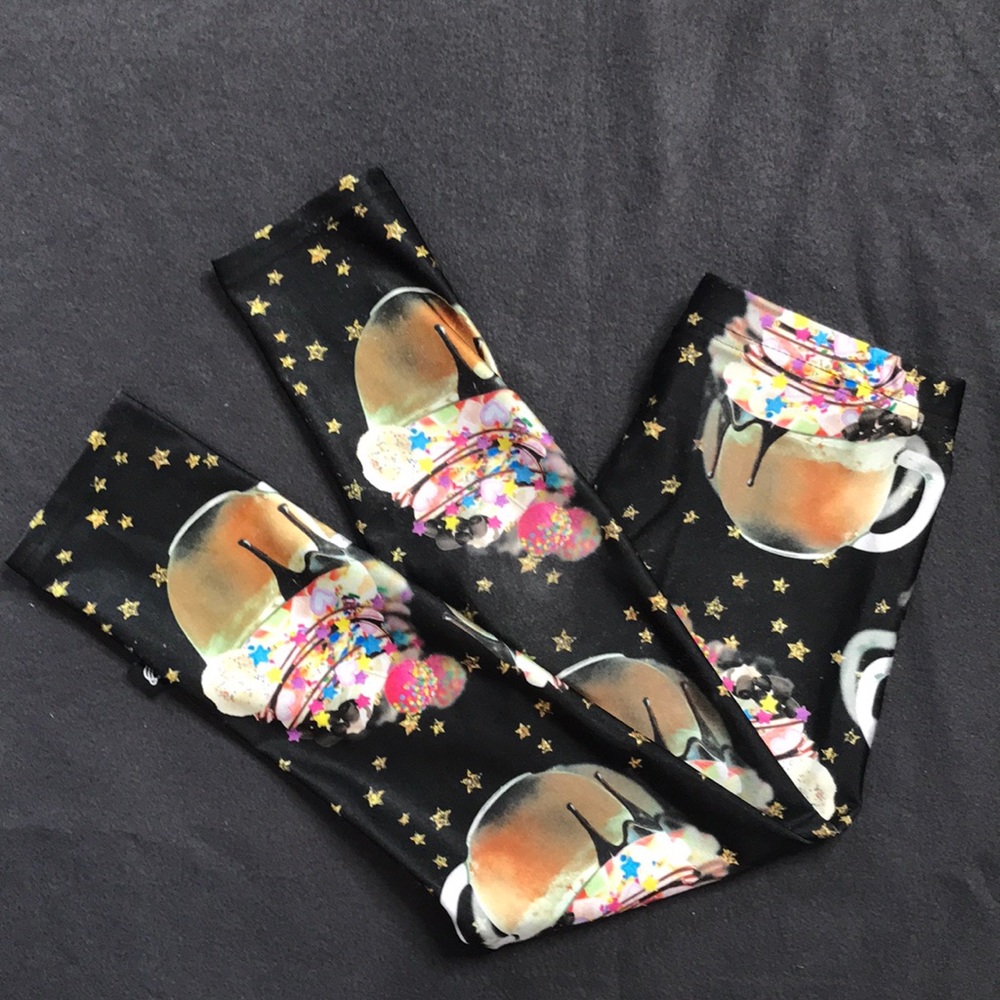 Black, hot cocoa with unicorns